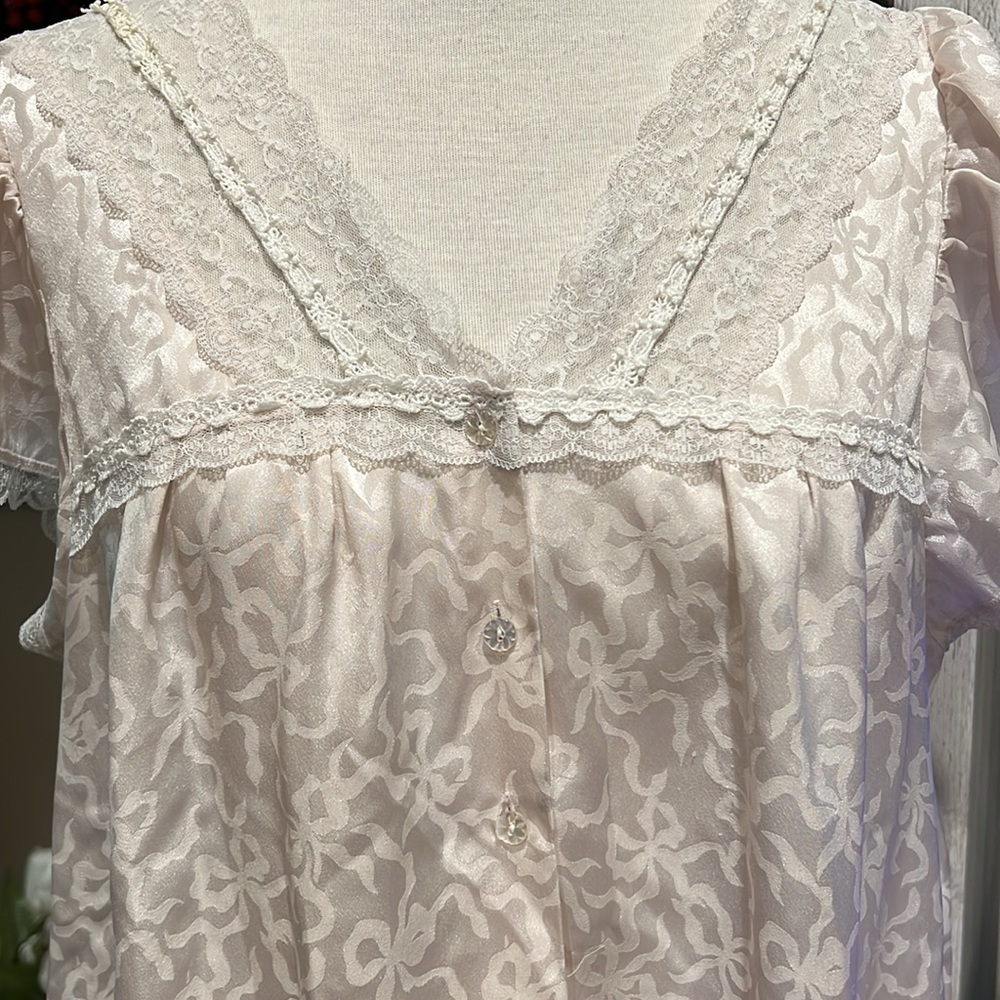 Christian Dior, vintage nightgown, lace detail women’s size medium - Picture 2 of 14